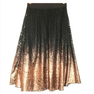 🛍Rose Gold Dipped Lace Skirt